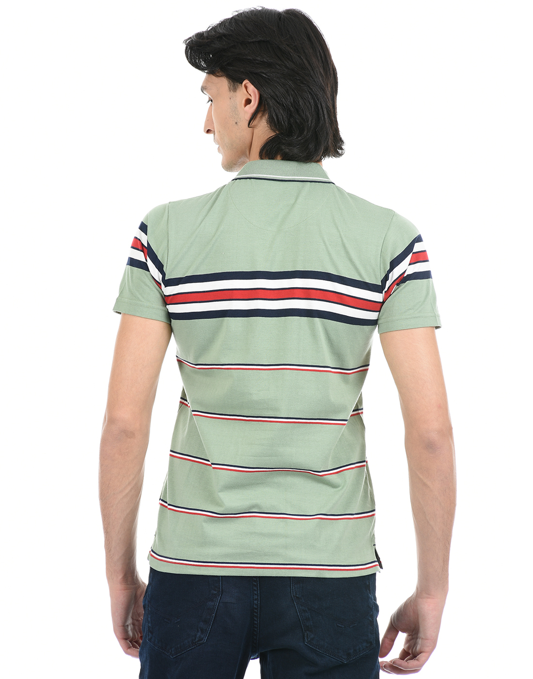 Cloak & Decker by Monte Carlo Men Green Polo Tshirt